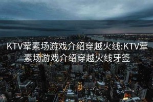 KTV荤素场游戏介绍穿越火线:KTV荤素场游戏介绍穿越火线牙签