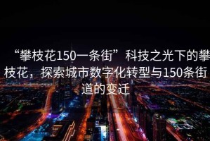 “攀枝花150一条街”科技之光下的攀枝花，探索城市数字化转型与150条街道的变迁