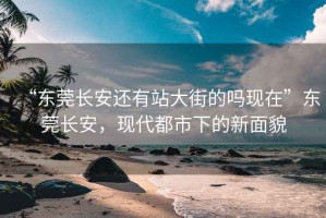 “东莞长安还有站大街的吗现在”东莞长安，现代都市下的新面貌