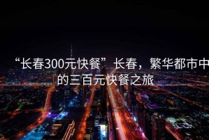 “长春300元快餐”长春，繁华都市中的三百元快餐之旅