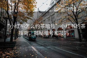 “小红书怎么约茶暗号”小红书约茶指南，揭秘暗号和技巧