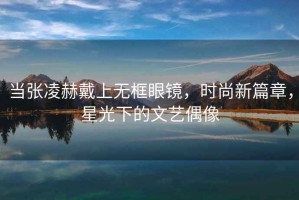 当张凌赫戴上无框眼镜，时尚新篇章，星光下的文艺偶像