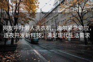 网友呼吁懒人洗衣机，海尔紧急响应，连夜开发新科技，满足现代生活需求