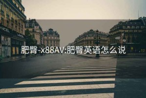 肥臀-x88AV:肥臀英语怎么说