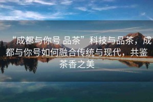 “成都与你号 品茶”科技与品茶，成都与你号如何融合传统与现代，共鉴茶香之美