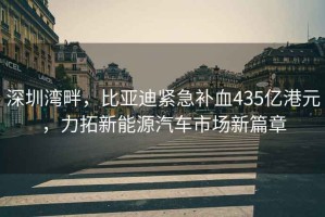 深圳湾畔，比亚迪紧急补血435亿港元，力拓新能源汽车市场新篇章