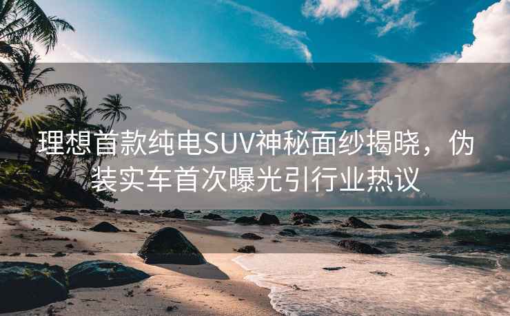 理想首款纯电SUV神秘面纱揭晓，伪装实车首次曝光引行业热议